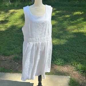 Torrid White Floral Dress